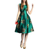Buenos Ninos Vintage Floral Dress - Green