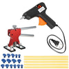 Car Paintless Dent Repair Tools Dent Puller +15 Pcs Glue Tabs +110-240V 40W Hot Melt Glue Gun w/ 5pcs Glue Sticks US Plug