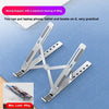 Laptop Stand 6-Level Adjustable Height Computer Holder Bracket Portable Foldable Bendable Non-slip Notebook Holders for Home Office Student