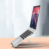 Laptop Stand 6-Level Adjustable Height Computer Holder Bracket Portable Foldable Bendable Non-slip Notebook Holders for Home Office Student