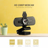 1080P Webcam High Definition USB Web Camera with Privacy Cover Noise Isolating Microphone for Laptop/Desktop Computer