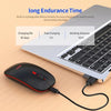 YWYT G852 BT5.1 2.4G Dual Mode Wireless Mouse Portable Mute Mouse Ergonomic Mice Optical Mouse 1600DPI