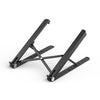 Laptop Stand Folding Portable Laptop Bracket 5-level Height Adjustable Desktop Cooling Holder Black