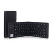 GK228 BT Wireless Keyboard 66 Keys Folding Mini Portable Office Keyboard with Stand for Phone/Tablet/Laptop Black