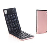 GK228 BT Wireless Keyboard 66 Keys Folding Mini Portable Office Keyboard with Stand for Phone/Tablet/Laptop Black