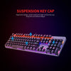 Motospeed K73 104 Keys Gaming Keyboard Mixed Light Mechanical Keyboard with RGB Light Effect English Keyboard with Blue Switches