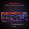 Motospeed K73 104 Keys Gaming Keyboard Mixed Light Mechanical Keyboard with RGB Light Effect English Keyboard with Blue Switches