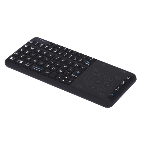 Rii RT504 2.4G Wireless Handheld Remote Mini Ultra Slim Thin Multifunction Multimedia Backlit Keyboard with Touchpad Trackpad Mouse Combo for Mac Desktop Laptop PC Andriod TV Box