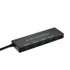 5 Ports Super Speed Mini Portable USB 3.0 Hub 5Gbps Transfer Speed With Dedicated Charging Port 2.4A Port (Black)