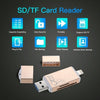 TF Card Reader SD/TF Card Reader Adapter for iPhone/Android/PC