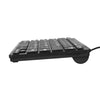 RL-K7 Mini Wired USB Keyboard 78 Keys Small Waterproof Keyboard for Notebook PC Desktop Computer Office