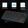 RL-K7 Mini Wired USB Keyboard 78 Keys Small Waterproof Keyboard for Notebook PC Desktop Computer Office