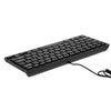 RL-K7 Mini Wired USB Keyboard 78 Keys Small Waterproof Keyboard for Notebook PC Desktop Computer Office