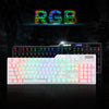 Ajazz AK35i / Ak35i RGB مفاتيح لوحة مفاتيح ميكانيكية للألعاب أسود / أزرق / بني / أحمر محور سلكي أبيض LED إضاءة خلفية مريحة لوحة مفاتيح بإضاءة خلفية مريحة جميع المفاتيح مضادة للظلال ألعاب الكمبيوتر الشخصي والمكتب المنزلي