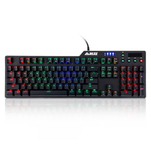 Ajazz AK35i / Ak35i RGB Mechanical Gaming Keyboard Switches Black / Blue / Brown / Red Axis Wired White LED Backlight Ergonomic Backlit Keyboard All-key Anti-ghosting PC Gamer Home Office