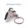 Metal Rotatable USB Flash Drive Pen Drive USB2.0 32G/64G Memory Stick U Disk with Flash Card Keychain