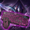 J60 Gaming Keyboard Mouse Combo Anti-ghosting Adjustable DPI Colorful Backlit