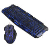 J60 Gaming Keyboard Mouse Combo Anti-ghosting Adjustable DPI Colorful Backlit