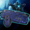 J60 Gaming Keyboard Mouse Combo Anti-ghosting Adjustable DPI Colorful Backlit