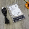 2.5" Transparent Hard Drive Enclosure USB 3.0 to SATA3 5gbps Caddy Case For External HDD/SSD ST