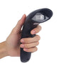 2.4G Wireless Scanner Barcode Scanning Mode 1400mAh Battery QR Code 1D&2D Code Reader for Supermarkets/Stores (Black)