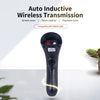 2.4G Wireless Scanner Barcode Scanning Mode 1400mAh Battery QR Code 1D&2D Code Reader for Supermarkets/Stores (Black)