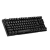 Backlit Mechanical Gaming Keyboard Blue Switch 87 Keys Ergonomic Keyboard Suspended Keys with Hand Wrist(Black)