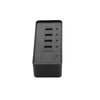 OImaster 4 Ports USB3.0 Hub 5Gbps High Speed Hub Fast Charging Support Windows/XP/Linux/Mac/Mix