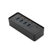 OImaster 4 Ports USB3.0 Hub 5Gbps High Speed Hub Fast Charging Support Windows/XP/Linux/Mac/Mix