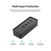 OImaster 4 Ports USB3.0 Hub 5Gbps High Speed Hub Fast Charging Support Windows/XP/Linux/Mac/Mix