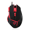 Motospeed Wired Mouse Gaming Mouse 4000DPI 9 Buttons Optical Mice with Weight Tuning Set Non-slip Design with LED Light Fire/Sniper Button