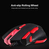 Motospeed Wired Mouse Gaming Mouse 4000DPI 9 Buttons Optical Mice with Weight Tuning Set Non-slip Design with LED Light Fire/Sniper Button