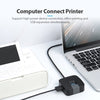 Vention High Speed USB Hub 4-port USB Splitter Hand-Free Design Portable USB Hub USB2.0 3.0 Hub Laptop Converter Multi-interface Extender 0.5m