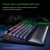 Razer BlackWidow Elite Mechanical Keyboard Gaming 104 Keys RGB Wired Keyboard Instant Trigger Chroma Colorful Light HyperShift Black With Palm Rest  Green Switch