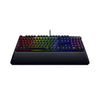 Razer BlackWidow Elite Mechanical Keyboard Gaming 104 Keys RGB Wired Keyboard Instant Trigger Chroma Colorful Light HyperShift Black With Palm Rest  Green Switch