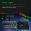 Razer BlackWidow Elite Mechanical Keyboard Gaming 104 Keys RGB Wired Keyboard Instant Trigger Chroma Colorful Light HyperShift Black With Palm Rest  Green Switch