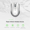 Razer Atheris Bluetooth Wireless Gaming Mouse Ambidextrous Portable Gaming Mice 7200 DPI Optical Sensor 2.4 GHz for Work and Play Silver