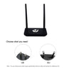 4G Wireless Wifi Router LTE 300Mbps Mobile MiFi Portable Hotspot with SIM Card Slot EU Plug (Black)