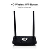 4G Wireless Wifi Router LTE 300Mbps Mobile MiFi Portable Hotspot with SIM Card Slot EU Plug (Black)