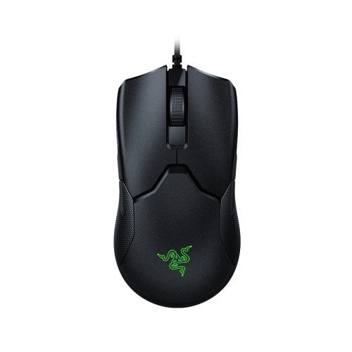 ماوس ألعاب سلكي من Razer Viper بقوة 16000 نقطة في البوصة RGB ماوس كمبيوتر PAW3390 مستشعر بصري 60 جرام كابل SpeedFlex خفيف الوزن DPI على اللوحة نظام أضواء كروما للتخزين باللون الأسود