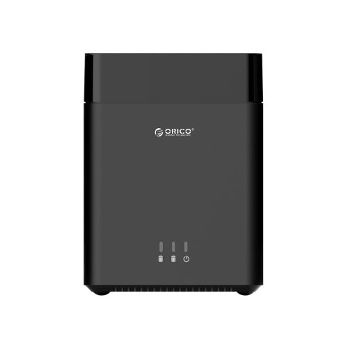 Orico DS200U3-BK Two-disc HDD Enclosure USB3.0 Magnetic 3.5-inch Storage Hard Disk Box 20TB Support UASP Protocol Plug & Play US Plug