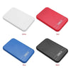 2.5Inch USB3.0 SATA Hard Drive Box SSD External Enclosure Box with USB Cable (Red)