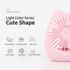 New Cat USB Fan Mini Portable Fan Rechargeable Small Fan for Home Office Desktop Dormitory SQ 2022 Pink