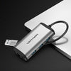 VENTION CKBHB 4IN 1 USB HUB USB to 3 * USB 3.0 + RJ45 Port Laptop PC USB 3.0 HUB محول محول مقسم