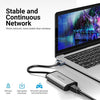 VENTION CKBHB 4IN 1 USB HUB USB to 3 * USB 3.0 + RJ45 Port Laptop PC USB 3.0 HUB محول محول مقسم