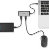 Vention TGDHB Type-C to USB3.0 * 3 RJ45 PD HUB Dock USB-C Adapter Converter Splitter Gray 0.15M