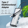 Vention TGDHB Type-C to USB3.0 * 3 RJ45 PD HUB Dock USB-C Adapter Converter Splitter Gray 0.15M