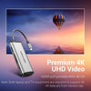 Vention THAHB USB C HUB Type-C to 4K HDMI+USB3.0*3+TF+SD+RJ45+3.5mm+PD HUB Dock Adapter Converter Splitter