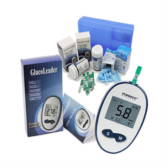 CE Quality Intelligent Blood Glucose Monitor - Blue