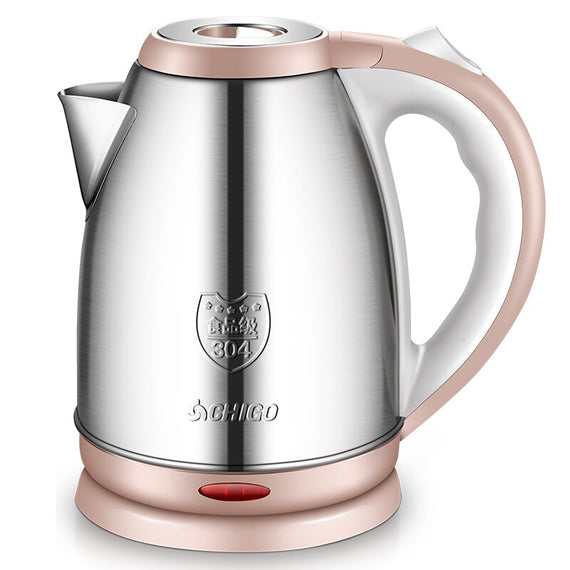 Chigo ZG-B20 Stainless Steel Electric Kettle - Pink